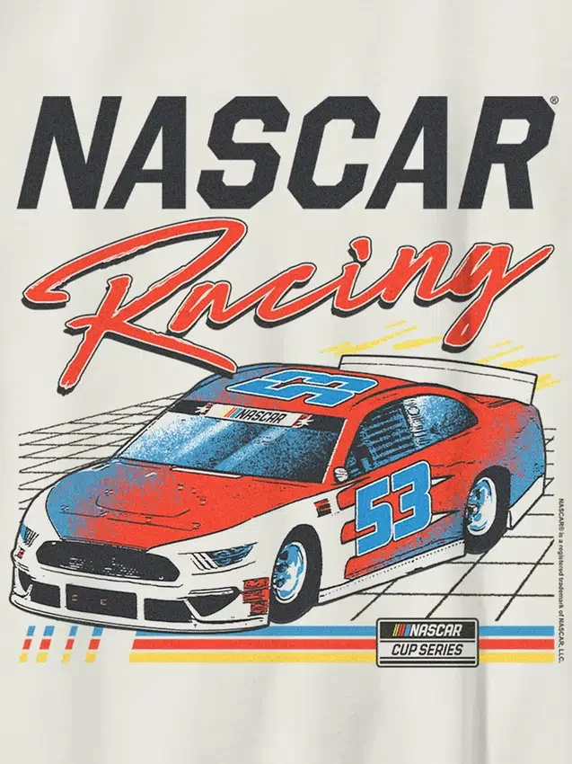 T-shirt con stampa "Nascar Retro Racer" per bambini