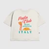 T-shirt con stampa "Pasta Club" per bambini