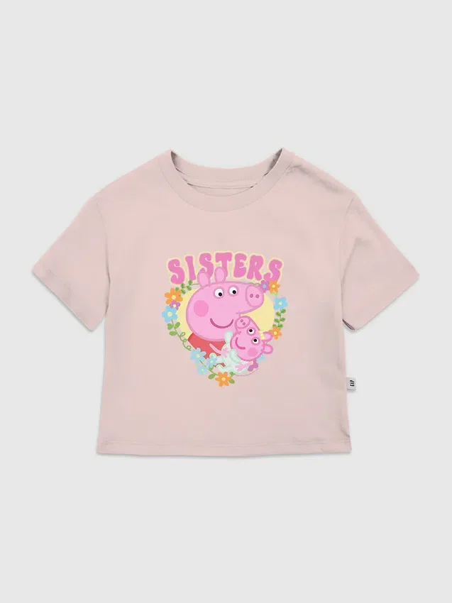 T-shirt con stampa Peppa Pig “Sisters” per bambini piccoli