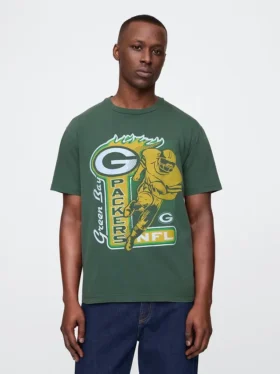 T-shirt con stampa per adulti dei Green Bay Packers della NFL