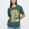 T-shirt con stampa per adulti dei Green Bay Packers della NFL