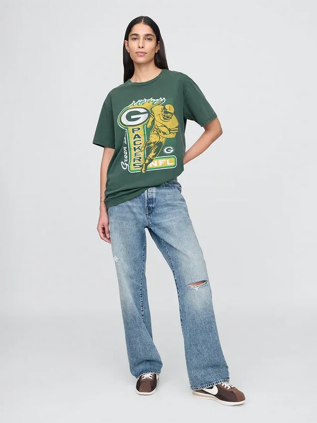 T-shirt con stampa per adulti dei Green Bay Packers della NFL