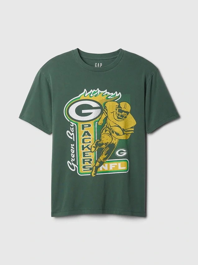 T-shirt con stampa per adulti dei Green Bay Packers della NFL