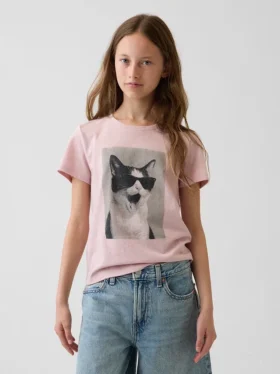 T-shirt con stampa per bambini