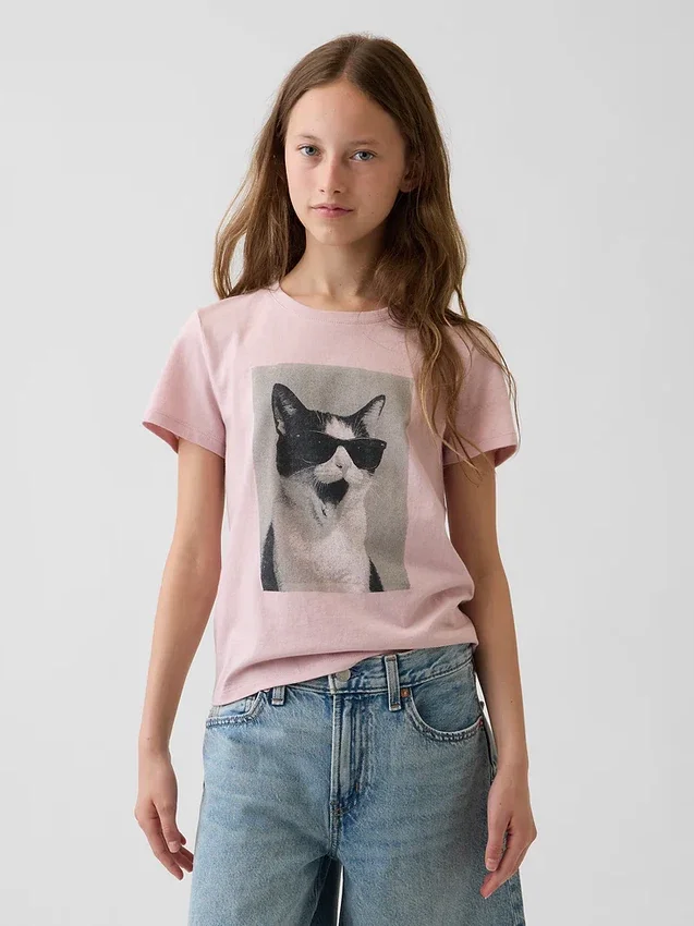 T-shirt con stampa per bambini
