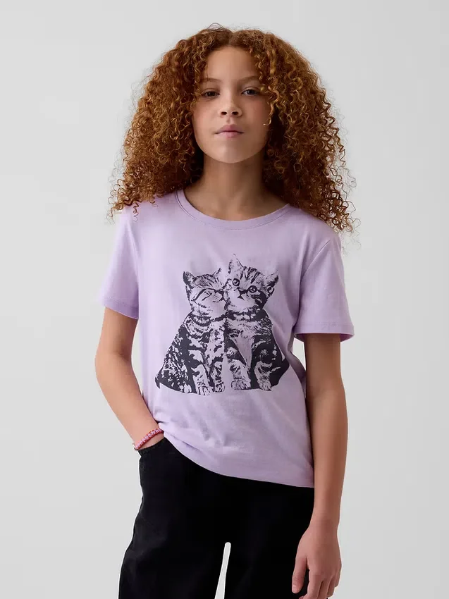 T-shirt con stampa per bambini