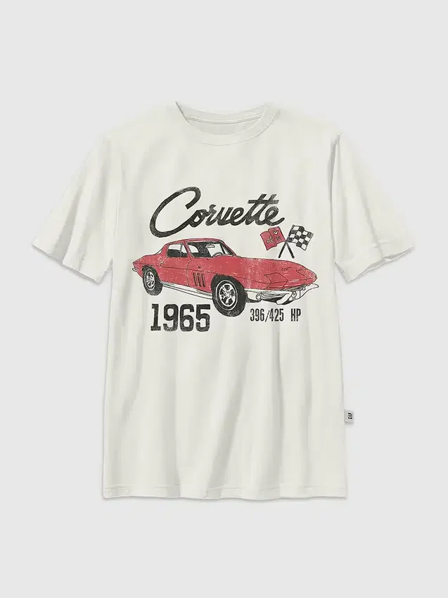 T-shirt con stampa per bambini Corvette