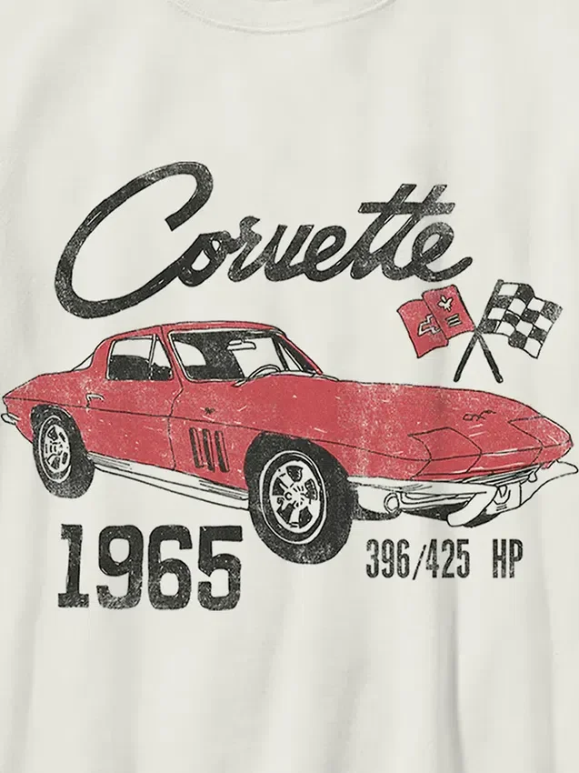 T-shirt con stampa per bambini Corvette