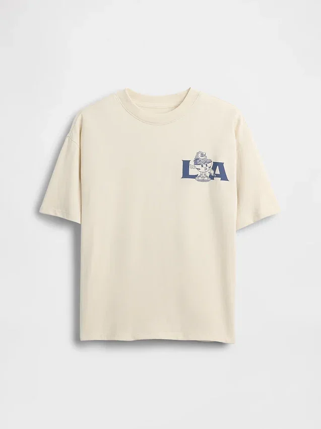 T-shirt con stampa per bambini dal taglio comodo
