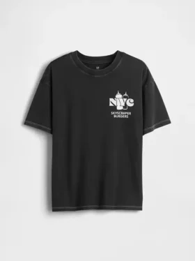 T-shirt con stampa per bambini dal taglio comodo