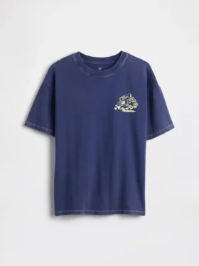 T-shirt con stampa per bambini dal taglio comodo