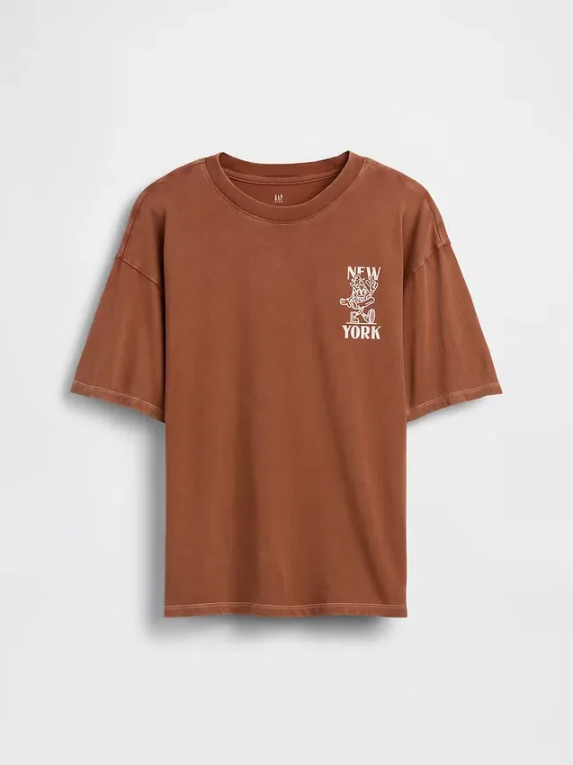T-shirt con stampa per bambini dal taglio comodo