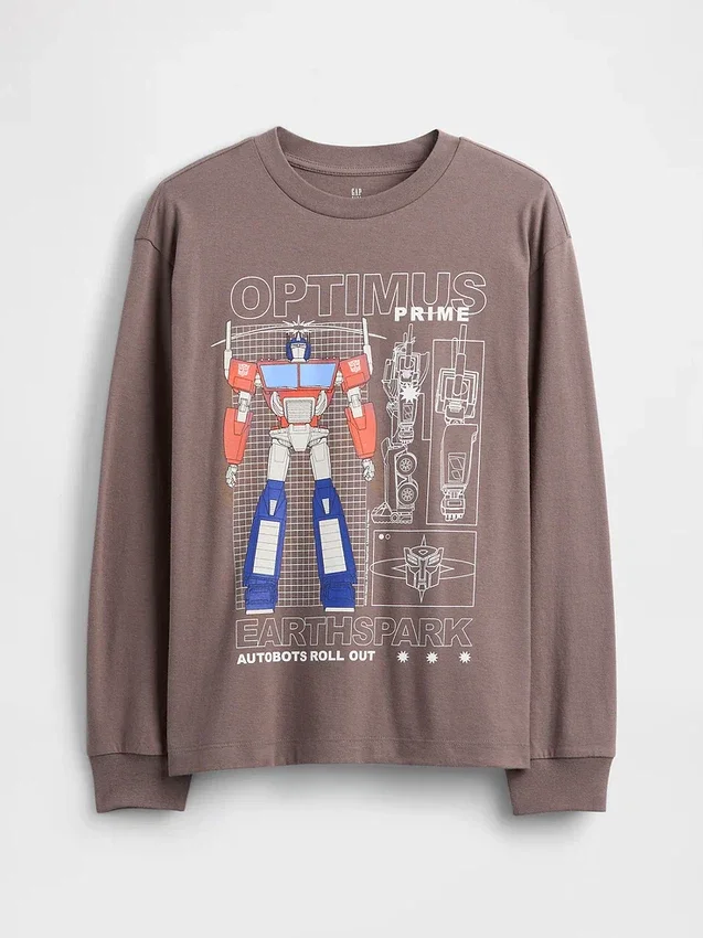 T-shirt con stampa per bambini dal taglio comodo