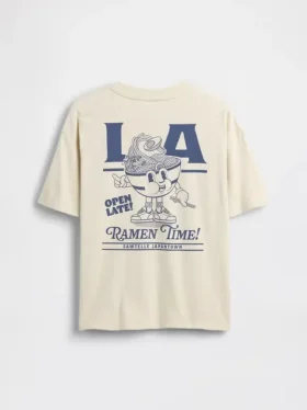 T-shirt con stampa per bambini dal taglio comodo