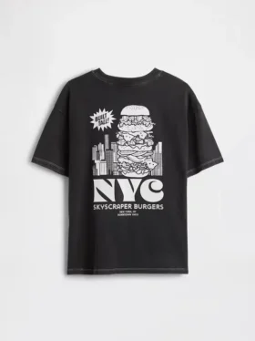 T-shirt con stampa per bambini dal taglio comodo