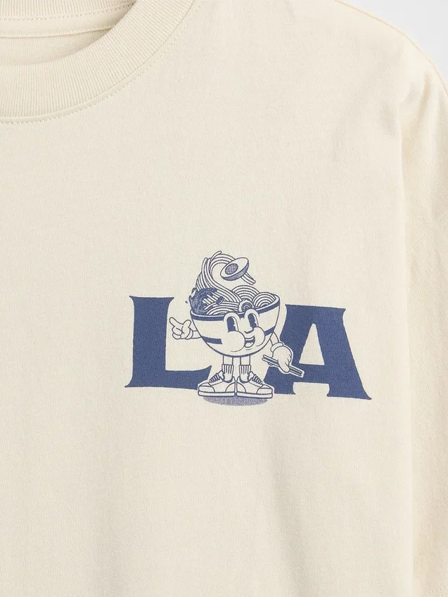 T-shirt con stampa per bambini dal taglio comodo