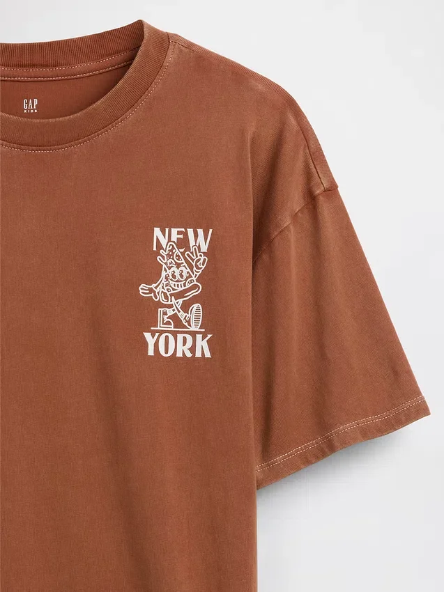T-shirt con stampa per bambini dal taglio comodo