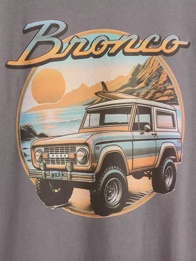 T-shirt con stampa per bambini dal taglio comodo