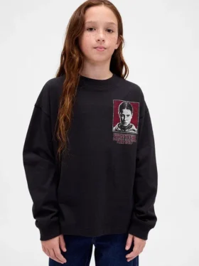 T-shirt con stampa per bambini “Stranger Things”