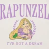 T-shirt con stampa "Rapunzel Collegiate" per bambini
