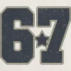 T-shirt con stampa "Six Seven" per bambini