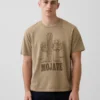 T-shirt con stampa Snoopy Mojave dal taglio comodo