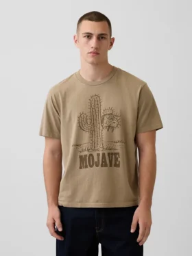 T-shirt con stampa Snoopy Mojave dal taglio comodo