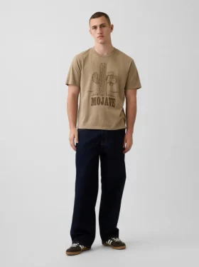 T-shirt con stampa Snoopy Mojave dal taglio comodo