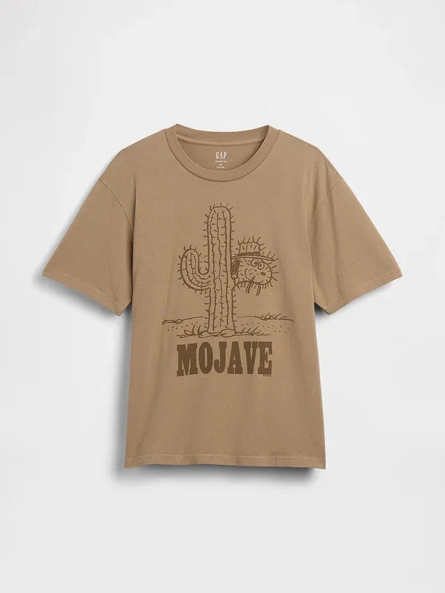 T-shirt con stampa Snoopy Mojave dal taglio comodo