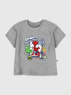 T-shirt con stampa "Spidey and His Amazing Friends" per bambini