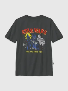 T-shirt con stampa "Star Wars Darkside" per bambini