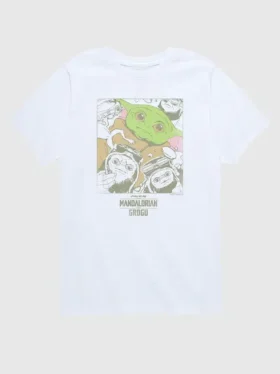 T-shirt con stampa "Star Wars: Grogu e amici" per bambini