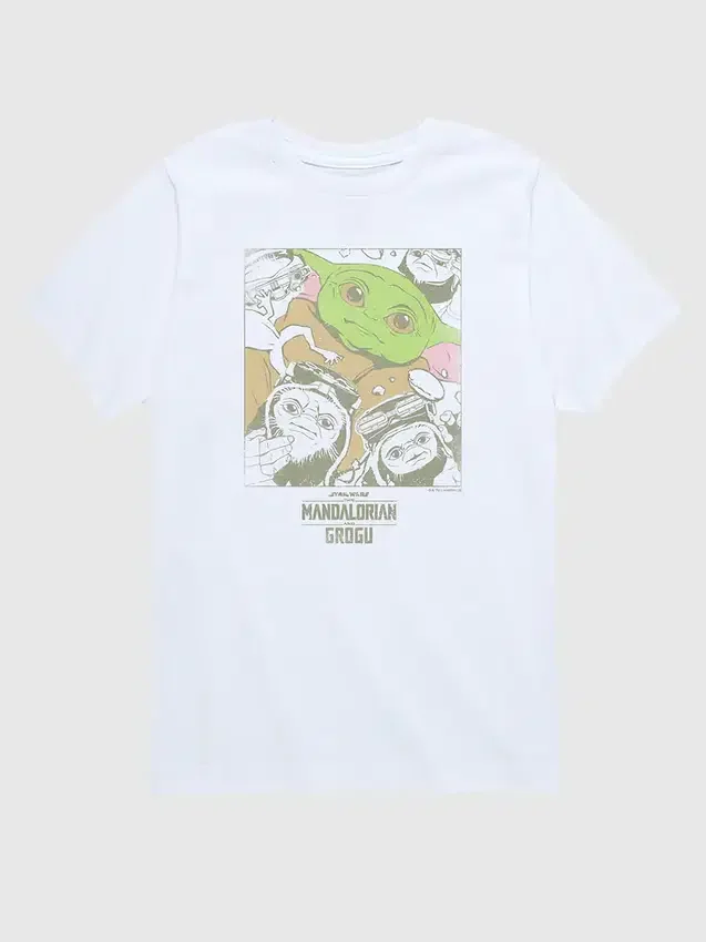 T-shirt con stampa "Star Wars: Grogu e amici" per bambini