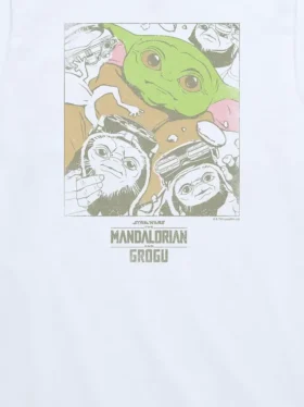T-shirt con stampa “Star Wars: Grogu e amici” per bambini