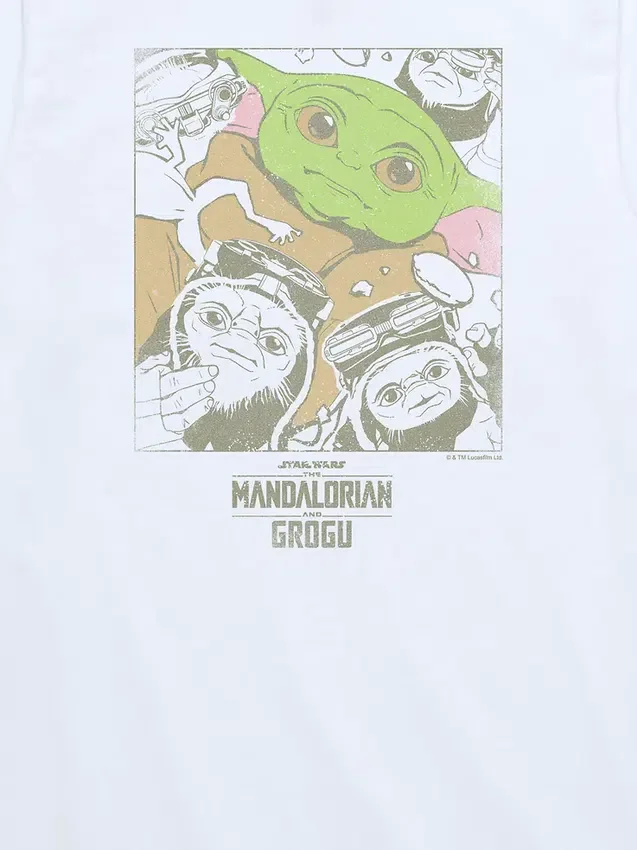 T-shirt con stampa "Star Wars: Grogu e amici" per bambini