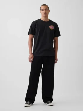 T-shirt con stampa “Tlc” dal taglio comodo