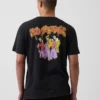T-shirt con stampa "Tlc" dal taglio comodo
