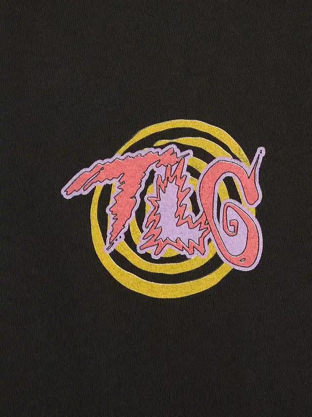 T-shirt con stampa "Tlc" dal taglio comodo