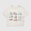 T-shirt con stampa "Trucks and Cars" per bambini