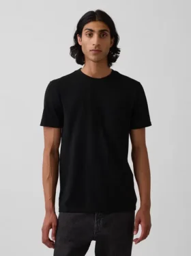 T-shirt con tasca in cotone biologico per adulti