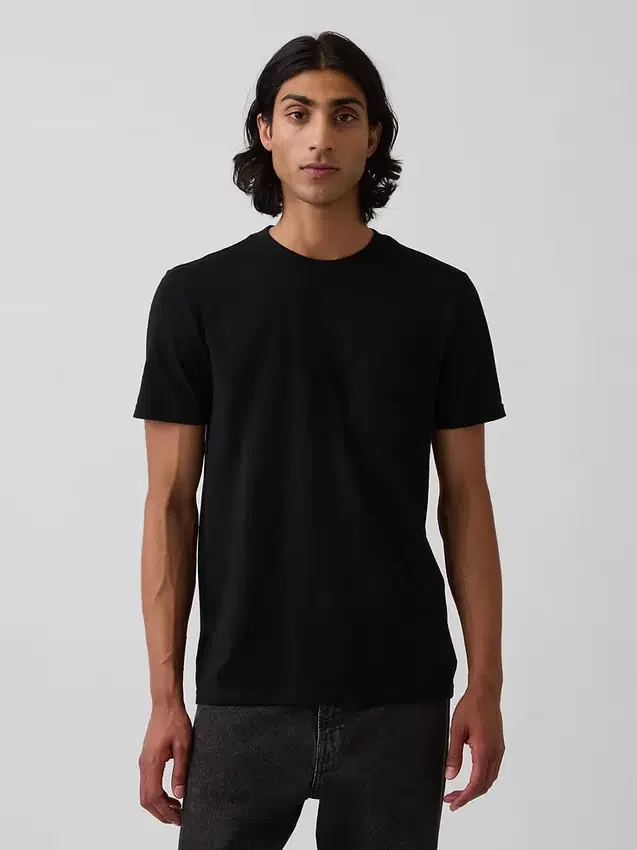 T-shirt con tasca in cotone biologico per adulti