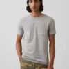 T-shirt con tasca in cotone biologico per adulti
