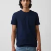 T-shirt con tasca in cotone biologico per adulti