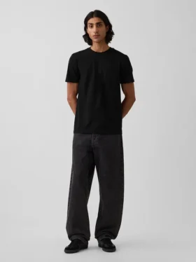 T-shirt con tasca in cotone biologico per adulti
