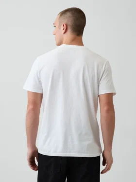 T-shirt con tasca in cotone biologico per adulti
