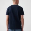 T-shirt con tasca in cotone biologico per adulti