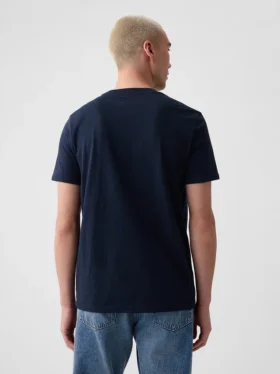 T-shirt con tasca in cotone biologico per adulti