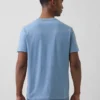 T-shirt con tasca in cotone biologico per adulti