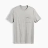 T-shirt con tasca in cotone biologico per adulti