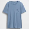 T-shirt con tasca in cotone biologico per adulti